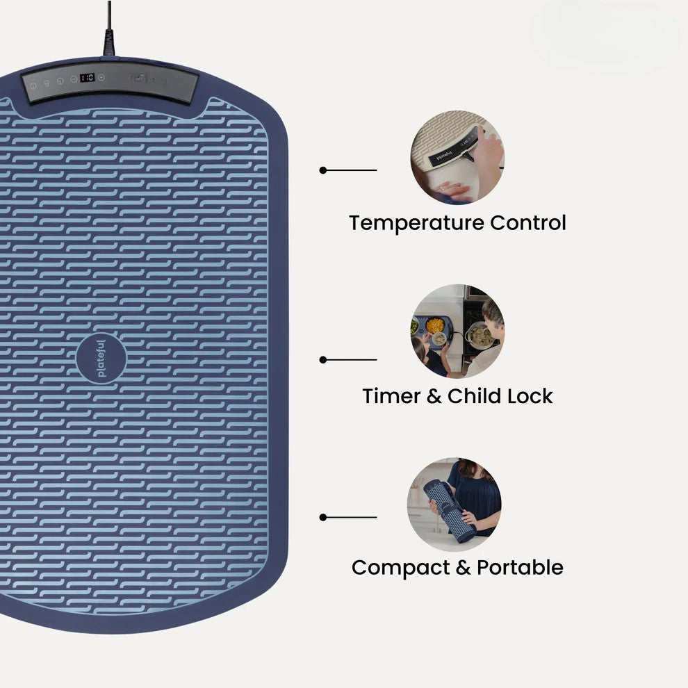 Platefule |The Always-Hot Food Mat